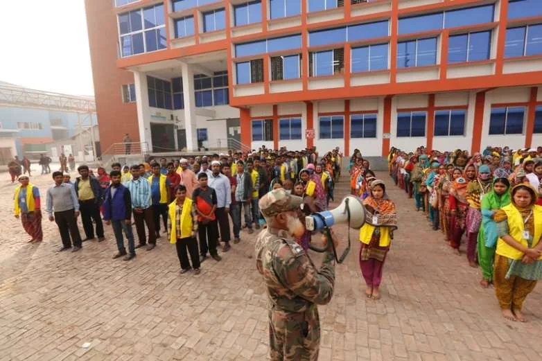 Fire Drill Assembly done monthly